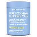 BodyHealth PerfectAmino Electrolyte Powder No Sugar, Hydration Fasting Keto Nulový cukr Electrolytes Drink Mix with Trace Minerals - Lemon Lime - 30 Serving