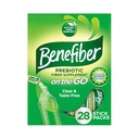 Benefiber On The Go Prebiotic Fiber Supplement Powder for Diwestive Health, Daily Fiber Powder, Neochucené Powder Stick Packs - 28 hůlek (3.92 Ounces)
