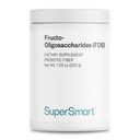 Supersmart - Fructo Oligosacharides Powder (Prebiotics FOS) - Oligofruktóza Inulin - Příplatek vlákna - střevní Flora & Gut Health - Digestivní podpora 124; Non- GMO & Gluten Free - 200 g