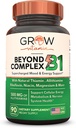 růst vitaminu nad rámec B1 Komplex - Allithiamin přírodní vitamin B1 dodatek s esenciální B- vitaminy, Thiamin, Niacin, Biotin, hořčík & Více - Podporuje energii, mood & nervový systém - 90 Kapsle