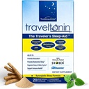 Cestovní pomoc při spaní 124; Get Jet Lag Relief, Restorative Sleep, Imunitní Podpora 124; Let, Hotel Essential 124; 5-in-1 Formule w / Melatonin, Ashwagandha, L-Theanine, GABA, Lemon Balm 124; 20 Kapsle 124; Blistr Balení