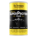 Dr. Schulze je 124; SuperProtein Plus 124; 100% rostlinný protein koncentrát 124; Organic Powder Mix 124; Vitamin B-12 & Spirulina Supple124; Dietní dodatek 124; Build Strong Muscle 124; Enhancement Workout Recovery 124; 19 Oz.