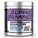Cellucor Alpha Amino EAA & BCAA Powder CLAS124; Esenciální aminokyseliny s rozvětveným řetězcem + Electrolytes CLAS124; ICY Blue Razz CLAS124; 30 Servings