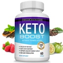 Keto zvýšit dietní pilulky Ketosis Dodatek - Přírodní Exogenní Keto Formule Podpora energie & Focus, Pokročilé Ketony pro Ketogenní dietní, Keto dietní pilulky, pro muže Ženy
