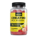 CON-CRET Creatin HCl gumy pro muže a ženy 124; Muscle, Cognitive, Cellular Energy Support CLAN124; No Bloating or Cramps CLAN124; USA Made CLAND124; Berry Zing (60 Počet)