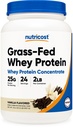 Nutricost Grass- Fed Syrovátkový proteinový koncentrát (Vanilla) 2LBS - Nedenaturovaný, Non- GMO, gluten zdarma