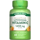 Lipozomální vitamín C 124; 1650mg vitaminu C 124; 60 Softgels PHAR124; Non-GMO & gluten zdarma