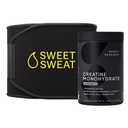 Sportovní výzkum stvoření Monohydrát a Sweet Sweet Waist Trimmer - černá a žlutá (malý)