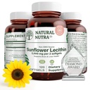 Přírodní Nutra slunečnice Lecithin 2000 mg Dodatek, Podporuje Kojení Moms s plugged Mléko Duct Relief, Játra & Brain Zdravotní Booster, Soy Free, Non-GMO, Gluten-Free, 120 Softy
