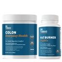 Dr. Tobias Colon Everyday Health and Fat Burner Nightly, Daily Digestive & Night Time Metabolic Support, Curb Crawings, Boost Energy & Gut Health, Non- GMO