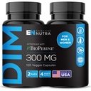 Účinný doplněk NUTRA Dim 300mg s BioPerine - Extra síla Estrogen Blocker pro muže a ženy - Hormon & Metabolismus Podpora - 4 měsíce Dodávka