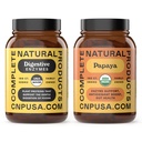 Kompletní přírodní produkty Organické Papaya Enzymy 100 Kapsle & Dědičné Enzymy 100 Kapsle Bundle