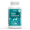 Jehličnaté zdraví Aljašský Cod Játra olej 124; 900 mg Omega-3s s EPA, DHA, a DPA 124; Zahrnuje přirozeně okurování Vitamíny A & D 124; 180 Softgels 124; 60 Servings