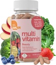 Zahler Multivitamin Beauty, Denní Multivitamin + Kožní vlasy a nehty podpora, pro ženy a muže se železem, Certified Kosher, 60 Kapsle
