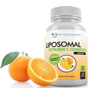 Lipozomální vitamin C 1400mg per Serving - 180 Veggie Kapsle Vysoké Absorpce Ascorbic Acid, Lypo- Sférický vitamin C Komplexní Imunitní Supplement s výkonnými antioxidanty a kolagen Booster