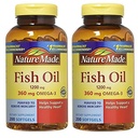 Příroda vyrobený rybí olej 1200mg s Omega-3, 400 Softgels