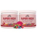 ZEMĚ ZEMĚ ZEMĚDĚLSTVÍ Super Rudé, Energizing Polyfenol Superfood, Více než 40 Super ovoce a bobule, Výkonné antioxidanty a polyfenoly, Podporuje energii, podporuje cirkulaci, 40 Služeb, Smíšené Berry