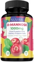 D Mannose 120 Kapsle - 1000 mg na dávku - Dietní dodatek pomáhá podporovat močové trakt zdraví - Přírodní Vegan UTI obrany