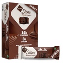 Nugo Slim Dark Chocolate Brownie Crunch, 16g Protein, 2g Cukr, 7g Fiber, Low Net Carb, Keto Friendly, Gluten Free, 24 Počet