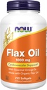 Nyní Potraviny Doplňky, Flax Oil 1000 mg s organickým olejem, Kardiovaskulární podpora *, 250 Softgels