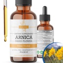 Arnica Liquid Extract - Alcohol- Free, Vegan, podporuje Muscle Recovery & Joint Comfort, Fast- Absorbing Tincture, Made in USA - 2 Fl Oz