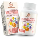 Lipozomální multivitamin pro ženy 50 + - Ženy Denní multivitamin s 32 ingrediencemi, CoQ10, Vitamíny C, B, D, E pro kardiovaskulární a kostní podporu zdraví - Iron- free (60 Kapsle)