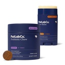 PetLab Co. Paw & Probiotic Bundle: Psí tlapa Balzám na podporu suché, Prasklé tlapky 2.4 Ounces & Dog Probiotika pro Gut zdraví, Sezónní alergie, Kůže a sluch Yeast 30 Počet