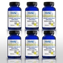 Plus - Biologický rostlinný zdroj doplňku vápníku s vitaminem D3, k2, Glycinátem hořečnatým a manganovým (720 hrabě) balení 6