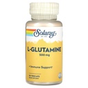 SOLARAY L Glutamin Kapsle 500 mg - Imunitní podpora - Bezplatná aminokyselina - Laboratorní ověřená, 60denní záruka vrácení peněz, 50 Služeb, 50 VegCaps