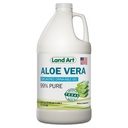 Land Art - Organic Aloe Vera Drinkable gel for Heartburn & Acid Reflux Relief - 99,7% Pure - Cold- Processed - Improvides Digestive Health - Soothing and Natural - Vegan & Gluten- Free - 64 fl oz