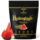 Ambrosia Hydroglyf Intraworking Formule w / BCAA + EAA + Electrolytes Hydration Powder to Protect Lean Muscle, 0g Cukry Fasting Hydration Drink Mix, Made w / Coconut Water (Jahodový meloun)