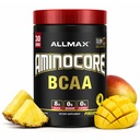 ALLMAX Nutrition AMINOCORE BCAA Powder, 8.18 Grams of Amino Acids, Intra and Post Workout Recovery Drink, Gluten Free, Ananas Mango, 315 g