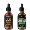 HERBIFY Bundle - K2 a D3 Drops & Lemon Balzám tinktura - Síla kostí & Mood Boost