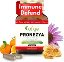 Doplněk pro podporu imunitního systému - Přírodní směs propolis, Royal Jelly, Echinacea & Vitamin C - Zlepšení zdraví Plant- na bázi 90 Kapsle (Balení po 1)