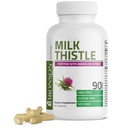 Bronson Milk Thistle Silymarin Marianum & Pampeliška Extract Jaterní Podpora zdraví, Antioxidant Podpora, Detox, 90 Kapsle