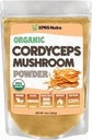 XPRS Nutra Organic Cordyceps Houba Powder - Premium Cordyceps Houby - Real Houby Cordyceps Powder Supplement for Energy and Immunication Supplement - Vegan- Friendly Houba Cordyceps (8 oz)