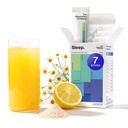 Prášek na spaní - uklidňující nápoj pro hluboký spánek s liposomální saffron, hořčík & PharmaGABA melatonin- Volný přírodní doplněk ke snížení stresu a zlepšení kvality spánku heřmánkové limonády 7 Sticks