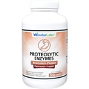 Wonder Laboratories Proteolytic Enzymes PHAR124; Bromelain Papain Pancreatin Tripsin 550 mg celkem s standardizovanou amylázou, Lipázou a proteázou, 300 tablet