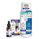 Gurunanda Black Seed Oil, Cold- Pressed Nigella Sativa - Bohatá na vitamín D3 5000 jednotek, K2 & E & Dual Barrel Oxyburst Whitening Mouthwash - Obsahuje peroxid vodíku