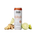 LEILO CLANEK124; Kava Powered Moscow Mule Mocktail Drink CLANEKC124; 12- Pack - Sugar- Free & Non- ALC Functional Relaxation Support CLANE124; 12 fl oz Cans (Pack of 12)