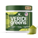 Veridi Greens pro muže 40 + color 124; Daily Superfood Greens Powder for Prostate Health, Hormon & Energy Support CUR 124; Premium USA Blend with Spirulina, Saw Palmetto, Zinek & Enzymy