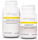 Integrační terapeutika Bundle s Berberine, 60 Kapsle & Theracurmin HP, 120 Kapsle - Berberine pro Metabolickou podporu * - Teracurmin dodatek To je 27x více Biologicky dostupné *
