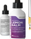 TriGuard Lemon Balm Plus - Lemon Balm Extract, Elderberry, Olive Leaf Extract Tincture 2 fl oz current 124; Pro uklidnění, Stress Relief, Imunitation Support and Influency Extract 124; Alkoholo- Free, Non- GMO, Made in USA