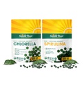 Sunlit Nejlepší Premium Chlorella & Spirulina 1000 Počet tablet Bundle 124; pro imunitní podporu, Energie, Wellbeing