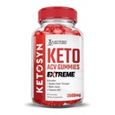 Odůvodněné laboratoře Ketosyn Keto ACV Gummies Extreme 2000MG Ketosyn Keto Gummies Apple Cider Ocet s granátovým zeleninovým práškem B12 Vegan Non GMO 60 Gummys