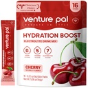 Venture Pal Sugar Free Electrolyte Powder Packets - Liquid Daily IV Drink Mix for Rapid Hydration & Party Recovery 124; 5 Vitamíny & 7 Electrolytes 124; Keto Friendly French 124; Non- GMO French 124; Certified Vegan French 124; 16 Sticks