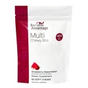 Bariatrická výhoda Multi Chewy Bite - měkký Chew Multivitamin pro bariatrické chirurgie Pacienti - Žvýkací Multivitamin s kyselinou listovou, Vitamin D3 & Více - Jahodové melounové Flavor - 60 Počet