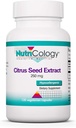 Nutricology Citrus Seed Extract Supplement - Grapefruit Seed Extract 500mg, podporuje metabolickou funkci, Kontaminant Free, Vegetariánské kapsle - 120 Počet