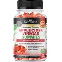 Jablečné octové gumy pro hubnutí - ACV gumy s Matkou pro ženy a muže - Energy Boost Bloat Digestive & Imunitation Support - Vitamin B12 B6 B 9 Kyselina listová - Vegan Detox Cleanse -90Ct