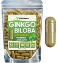 XPRS Nutra Ginkgo Biloba Kapsle - Gingko Biloba Enkapsulated Supplements for Cognition - Vegan Friendly Ginkoba Biloba - Imunity Boosting Ginkgo Biloba Kapsle - 180 Počet